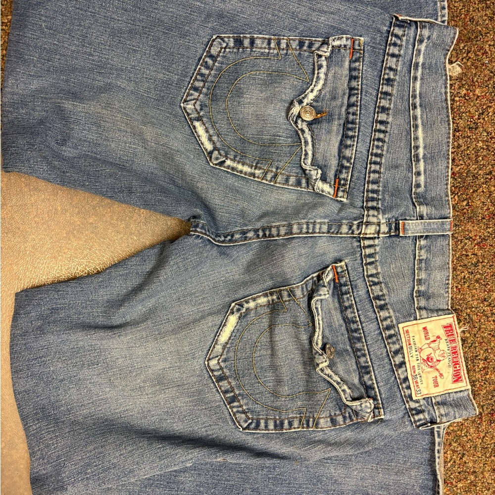 True Religion Men's World Tour Section Billy Row 38 Seat 33 Bootcut Jeans - Picture 2 of 4